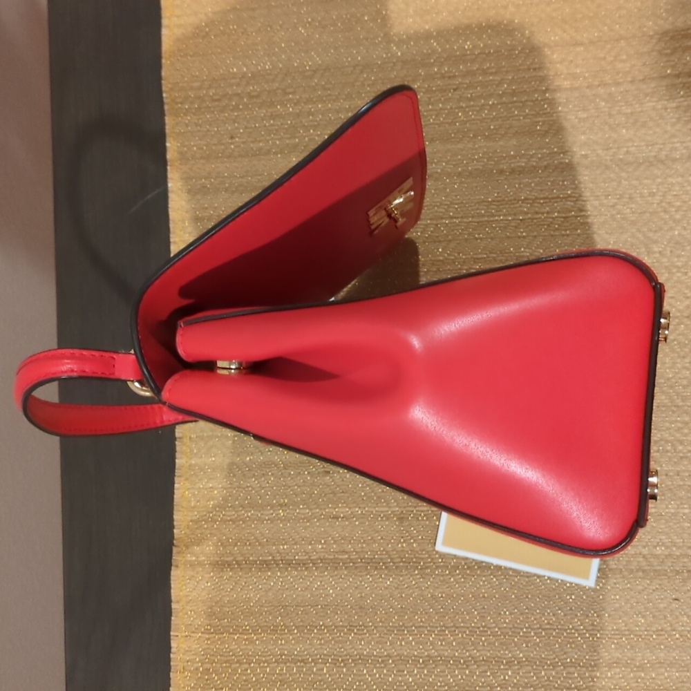 MICHAEL Michael Kors Red Top-Handle Satchel - Picture 6 of 9